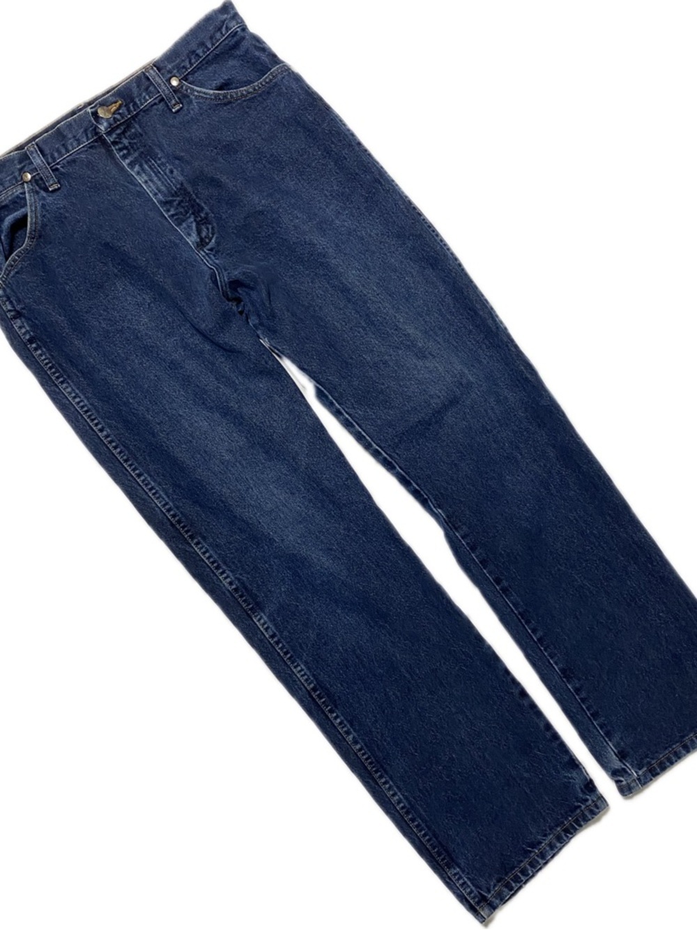 Wrangler 13MSEDD Men's Bootcut Jeans in Dark Blue Denim